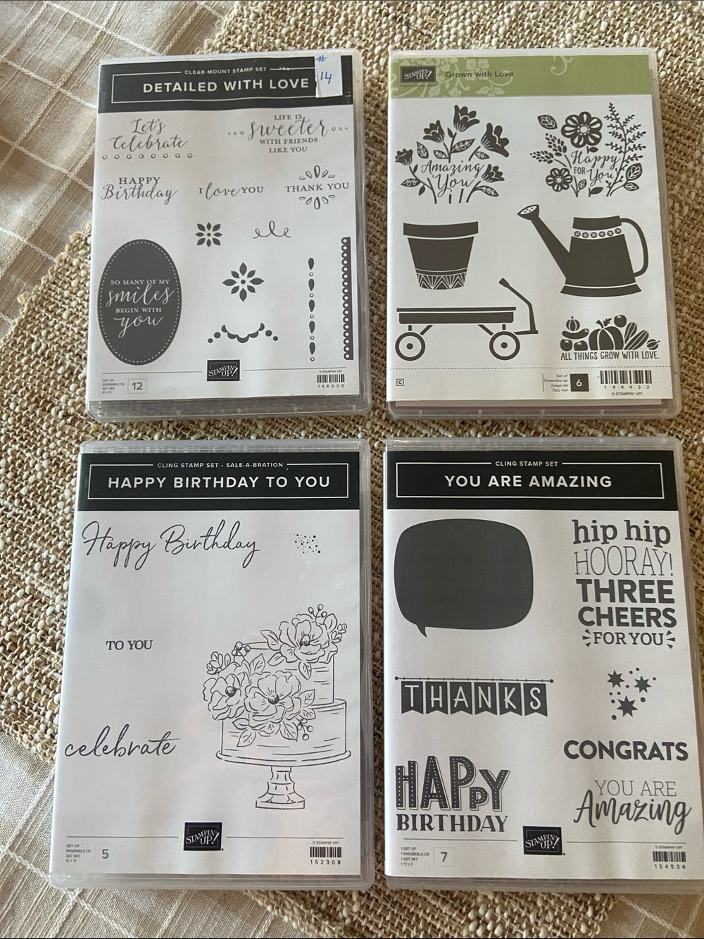 Stampin-up birthday stamp sets - new!